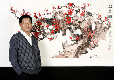 杨继林——特邀最受欢迎的人民书画家献礼全国两会