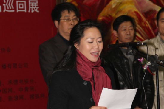 “生命·律动 孙翎境油画作品巡回展”承德展开幕